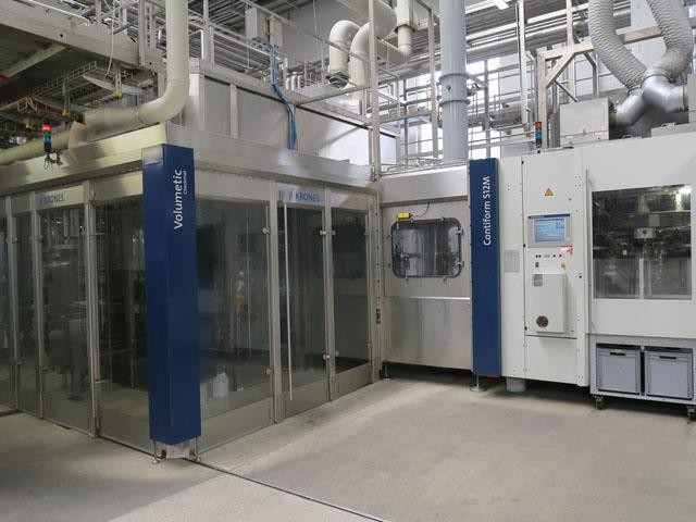 Linea di imbottigliamento PET Krones 24.000 bph Usata 24
