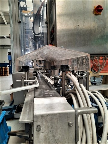 Used filler Alcos volumetric dosing 4.800 bph 2