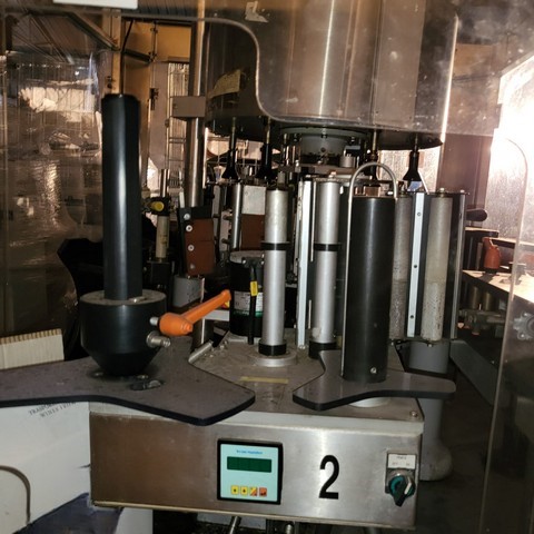 Used labeller Newtec 6.500 bph 5