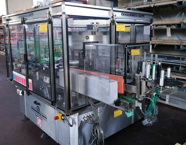 Used labeller Cavagnino&Gatti 16t.4s.4e adhesive 11