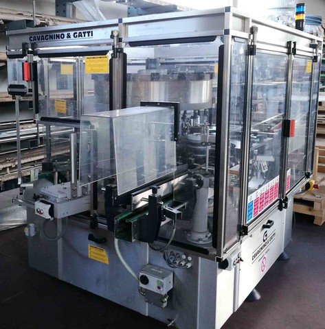 Used labeller Cavagnino&Gatti 16t.4s.4e adhesive 12