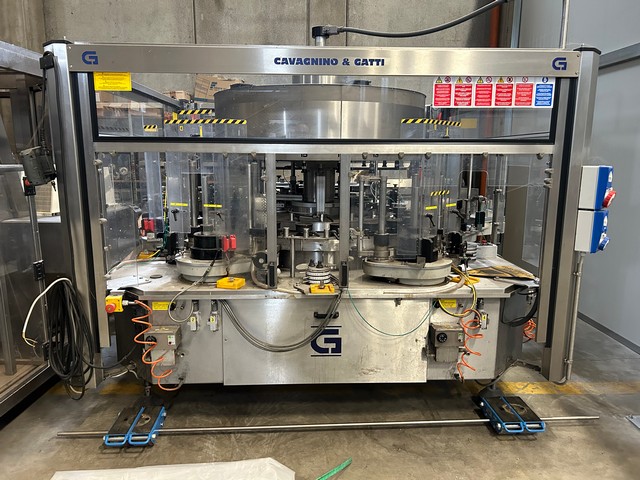 Used labeller Cavagnino&Gatti 21T adhesive 9