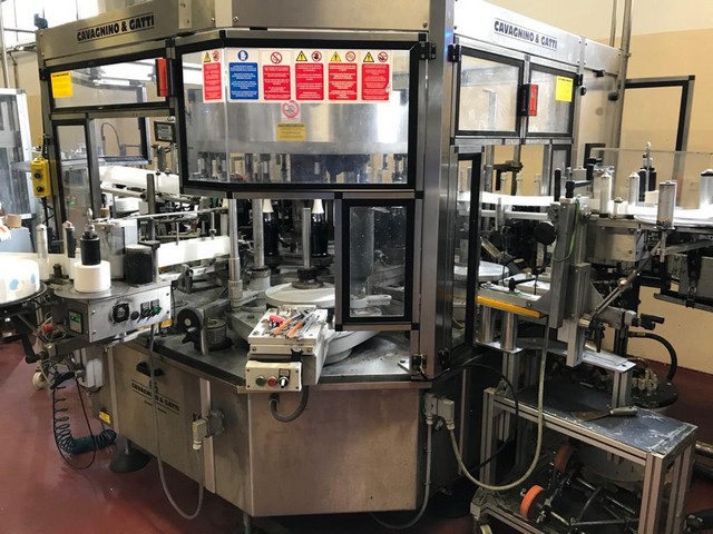 Used labeller Cavagnino&Gatti 7.000 bph 7