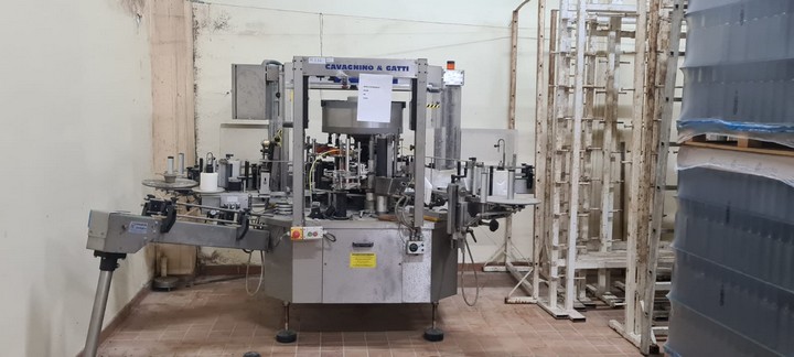 Used labeller Cavagnino&Gatti cg80.1.5.3xps 2