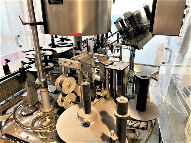 Used labeller Kosme adhesive line 4