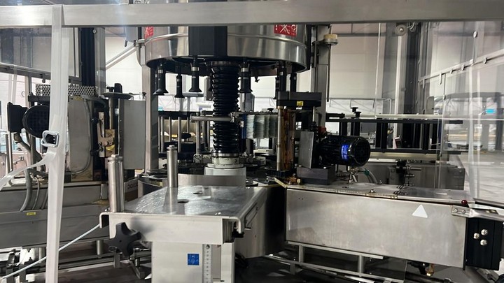 Used labeller Krones hot melt 2