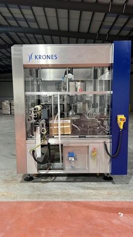 Used labeller Krones hot melt 8