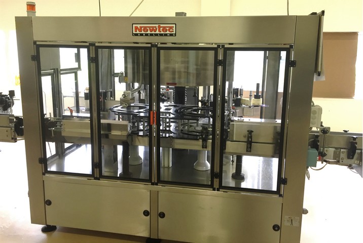 Used labeller Newtec adhesive 3.500 bph 4
