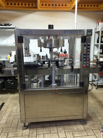 Used labeller OMB adhesive 2.000 bph 3