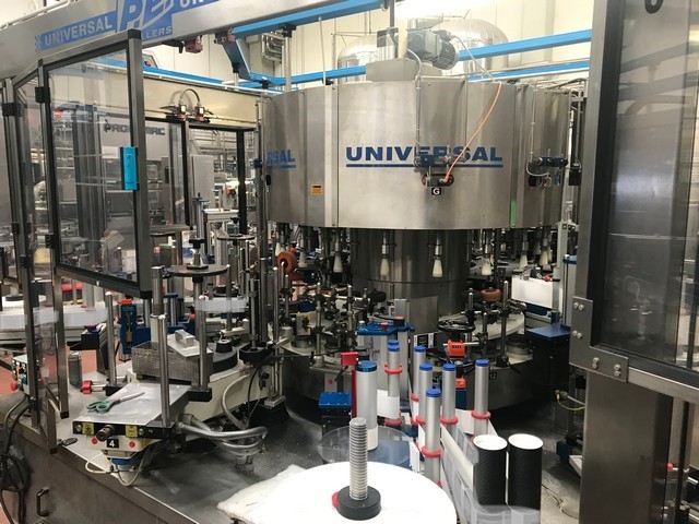 Used labeller P.E. adhesive 13.000 bph 5