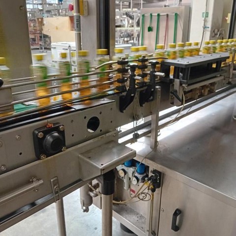 Used labeller Sacmi Opera 400 OPP Roll-fed 3