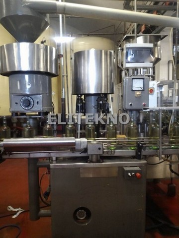 Used capper Bertolaso screw cap 8.000 bph 5
