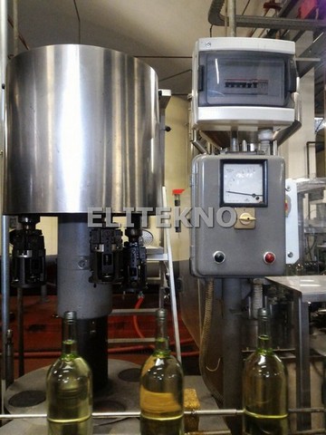 Used capper Bertolaso screw cap 8.000 bph 7