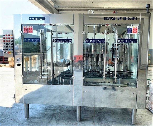 Used filling monoblock Alfatek elvira lp 12.6.15.1 2
