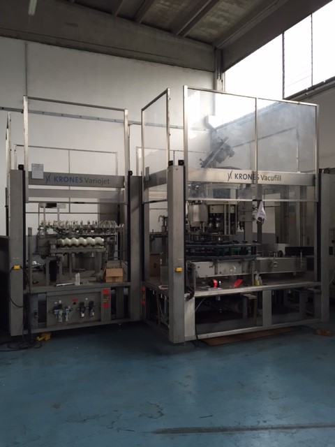 Used filling monoblock Krones vacufill PET 32.32.8 4