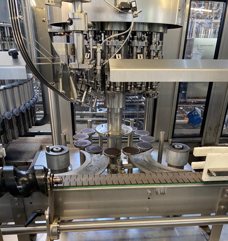 Used filling monoblock Bertolaso 54.75.12.12 8