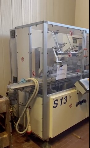 Used cardboard sleeve packer hot melt machine Sichera 4