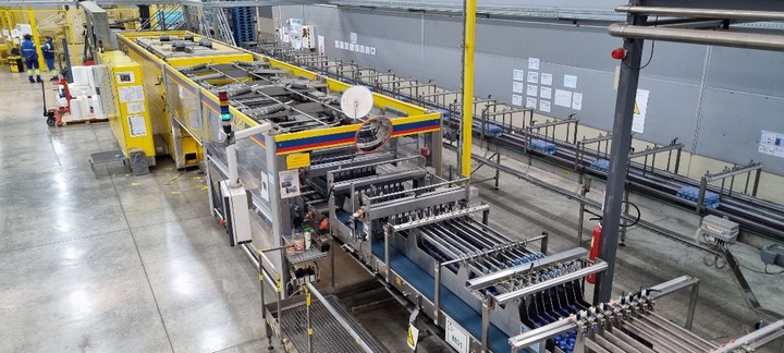 Linea di imbottigliamento Asettica 40.000 bph Usata 10