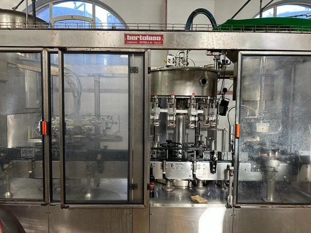 Used Complete Bottling Line Bertolaso Wine