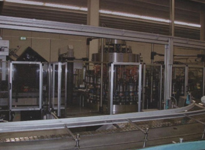 Used Complete Bottling Line Champagne 21