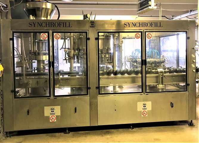 Linea di imbottigliamento MBF 5.000 bph Usata 13