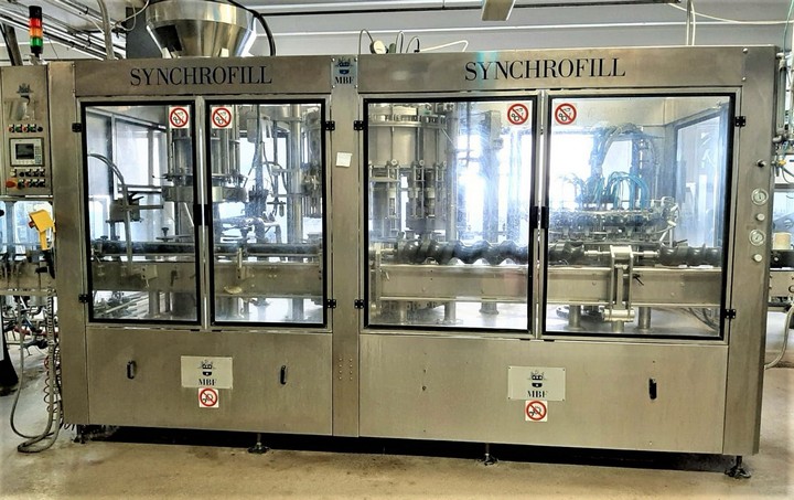 Linea di imbottigliamento MBF 5.000 bph Usata 5