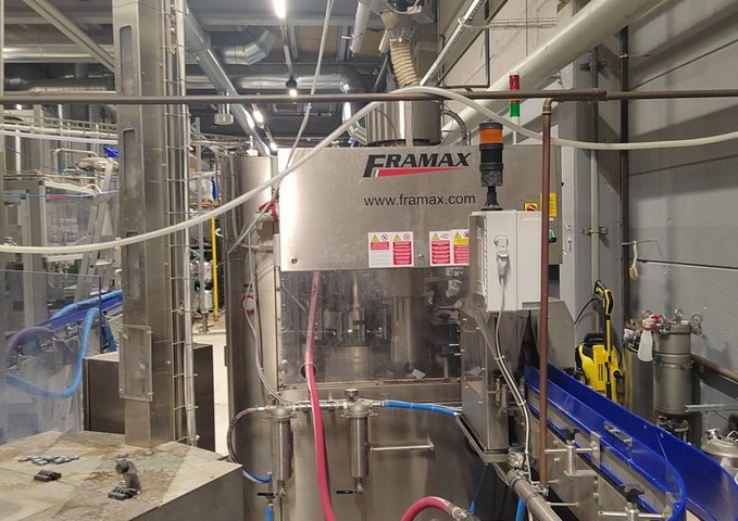 Used Complete Bottling Line Framax for Beer 12