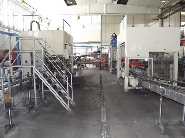 Used Complete Glass Bottling Line 20.000 bph 11