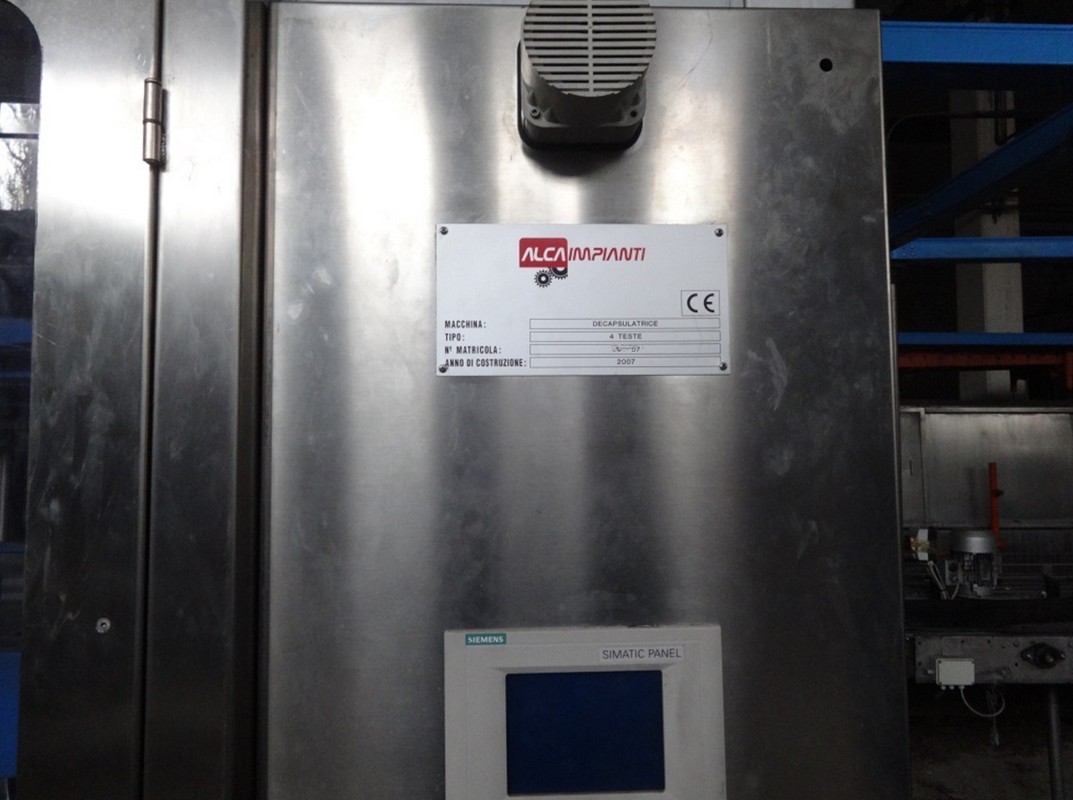 Used Decapper Alca Impianti 2