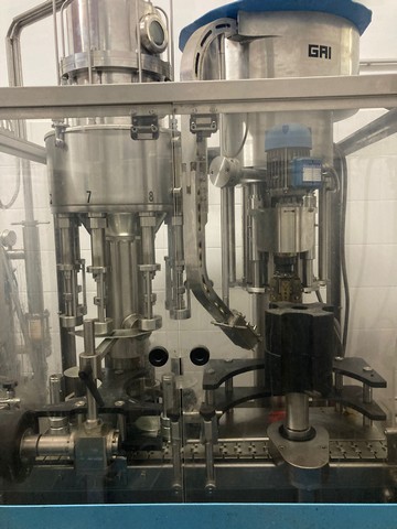 Linea di imbottigliamento GAI 1.500 bph Usata