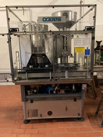 Used Complete Isobaric Bottling Line Alfatek 4