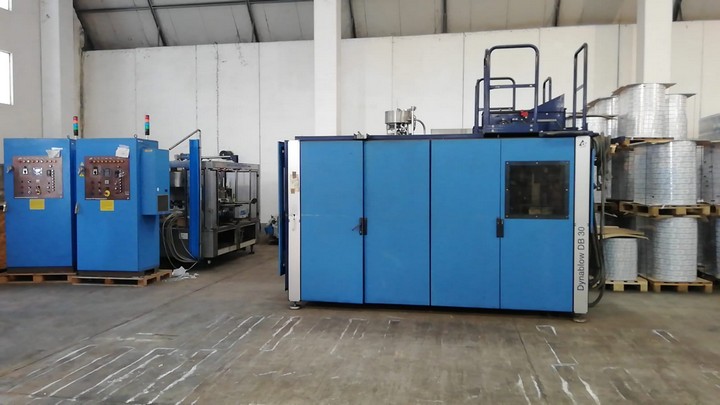 Used Blow Moulding Machine Terta Pak Dynablow db 30 2