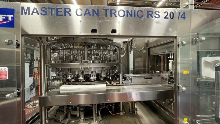 Linea di imbottigliamento lattine 10.000 cph usata 6