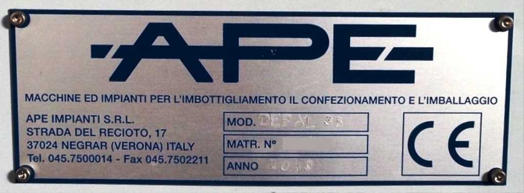 Used Depalletizer APE Depal 35 7
