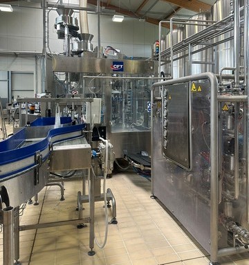 Used Filling Syncrobloc CFT Isobaric 30.30.6 12.000 bph 3