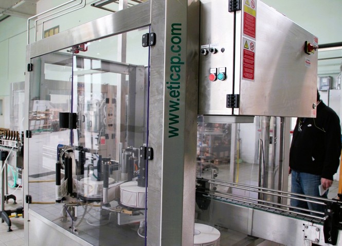 Used adhsive labeller Eticap System 3