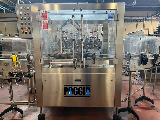 Used Poggio 16 clamps Rinser