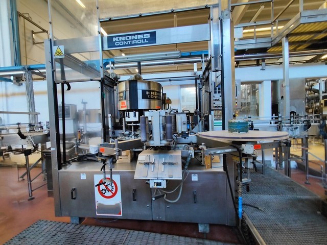 Used Krones labeller Roll-Fed 12.000 bph 8
