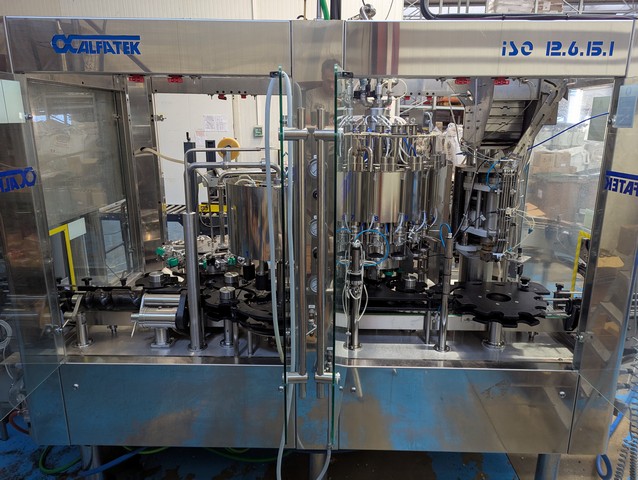 Used Filling Monoblock Alfatek TBC 12.6.15.1C isobaric 13