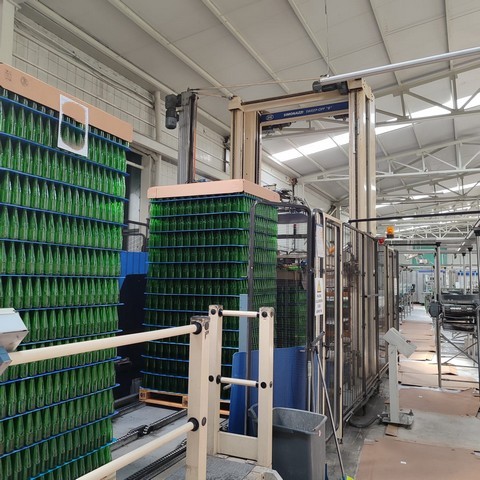 Linea di imbottigliamento Sidel 46.000 bph Usata
