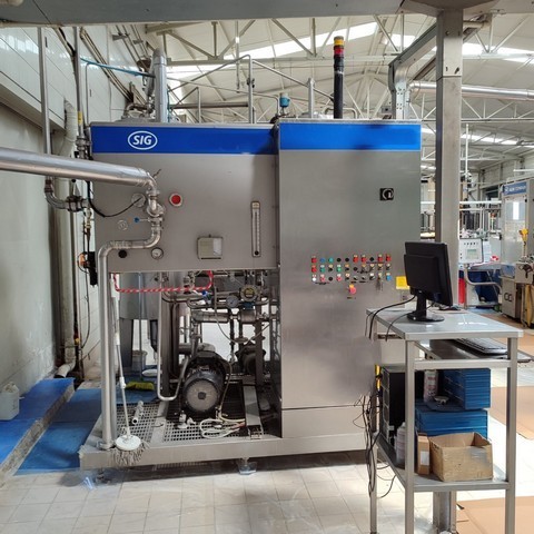 Linea di imbottigliamento Sidel Vetro 2009 Usata 5