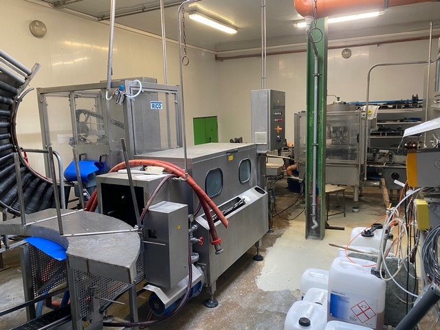 Used Bottling Line Beer Glass 6.000 bph 2