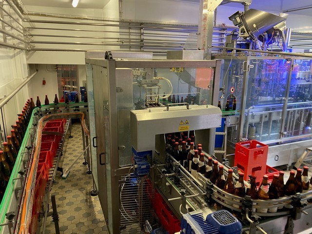 Used Bottling Line Beer Glass 6.000 bph 8