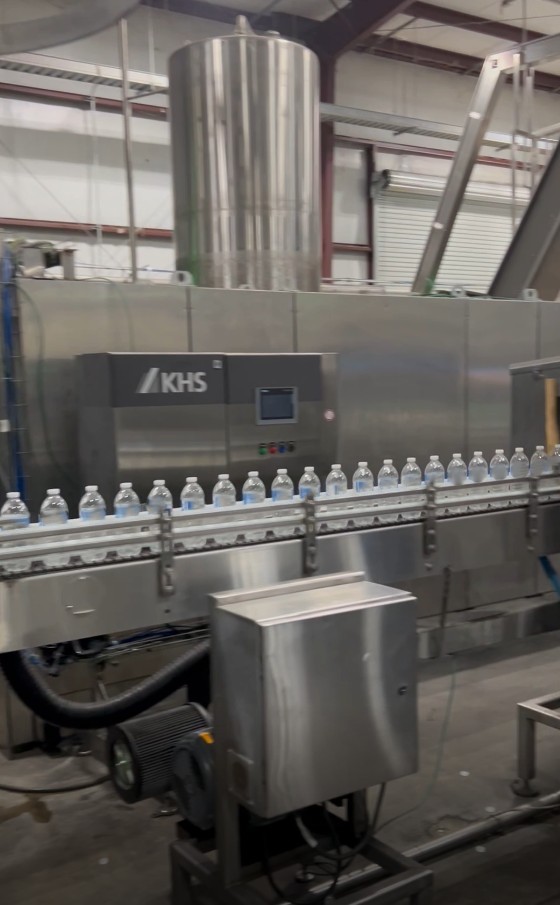 Used Complete Bottling Line KHS PET 54.000 bph 7
