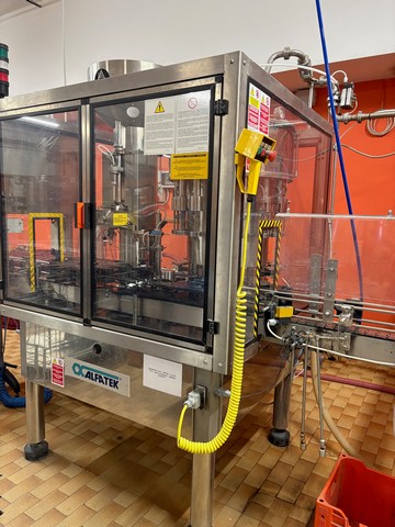 Used Alfatek filling monoblock 15.1 3