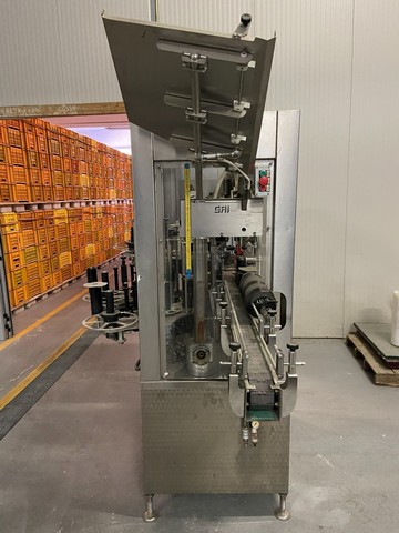 Capsulatrice usata Gai con etichettatrice 3