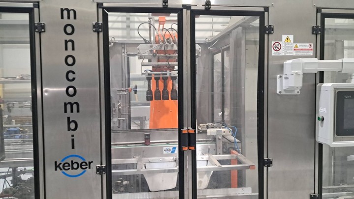 Monoblocco di incartonamento usato Keber per formati 3×2 e 3×4