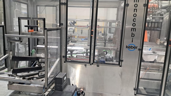 Monoblocco di incartonamento usato Keber per formati 3×2 e 3×4 3