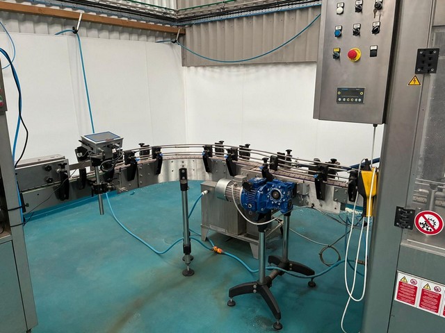 Used Eurostar bottling line for beer in glass bottle 16
