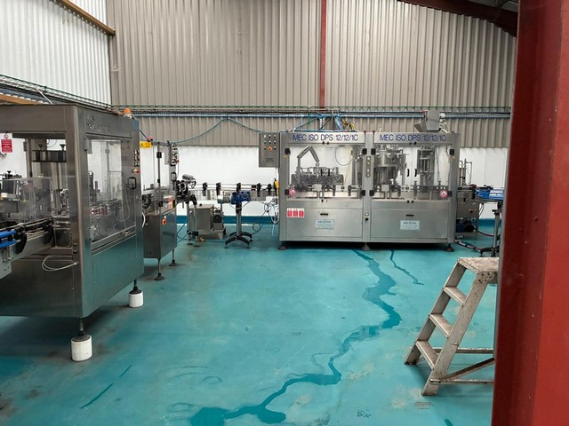 Used Eurostar bottling line for beer in glass bottle 19